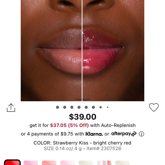 TOO FACED LIP INJECTION EXTREME STRAWBERRY KISS - Picture 3 of 5